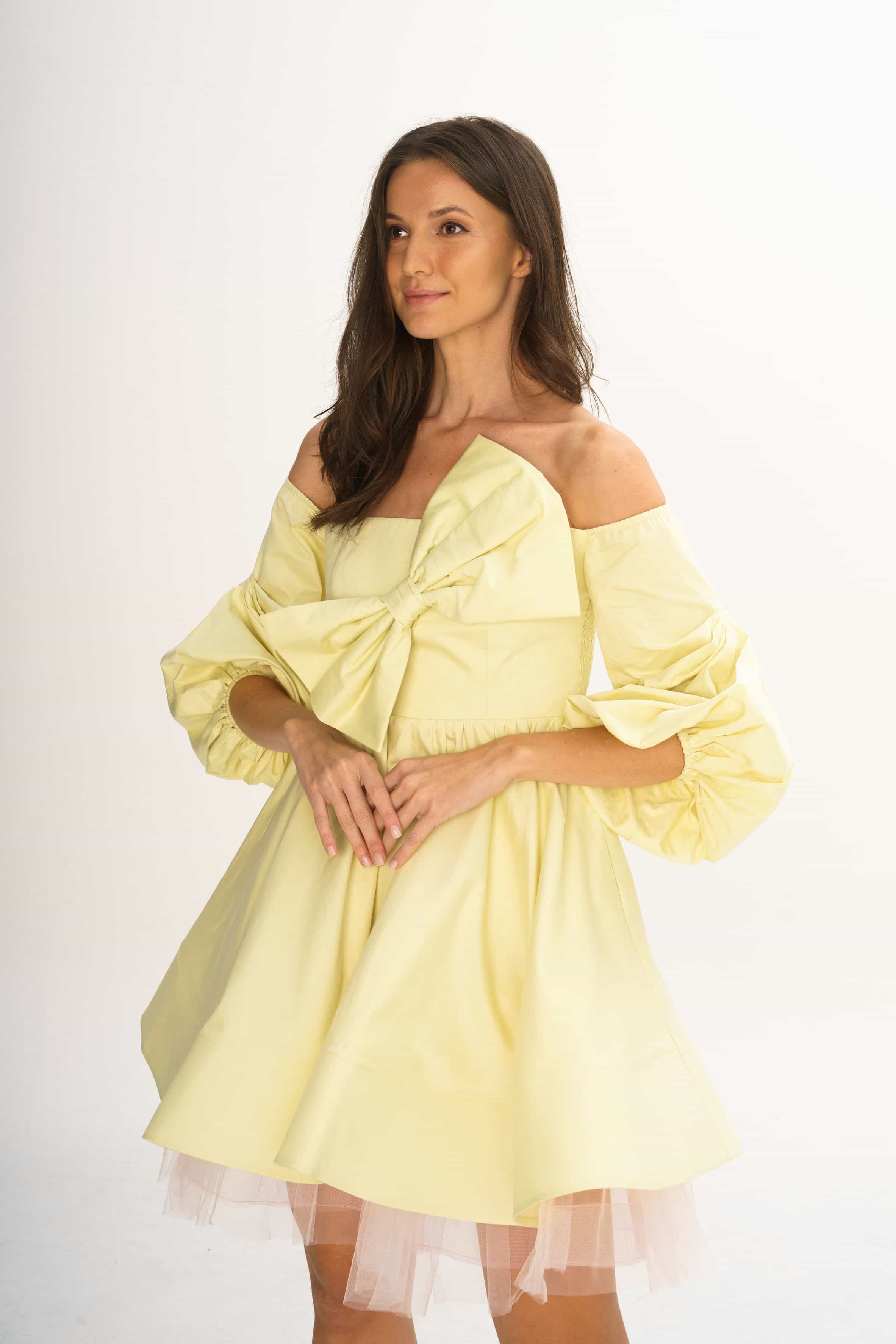 Yellow Bow Dress